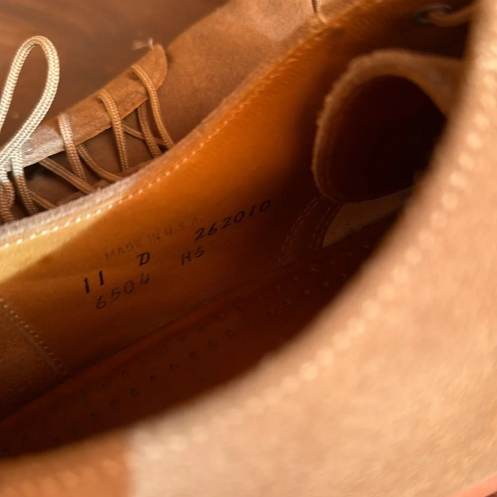 Cole Haan Men's Tan Suede Oxford Shoes Size 11
